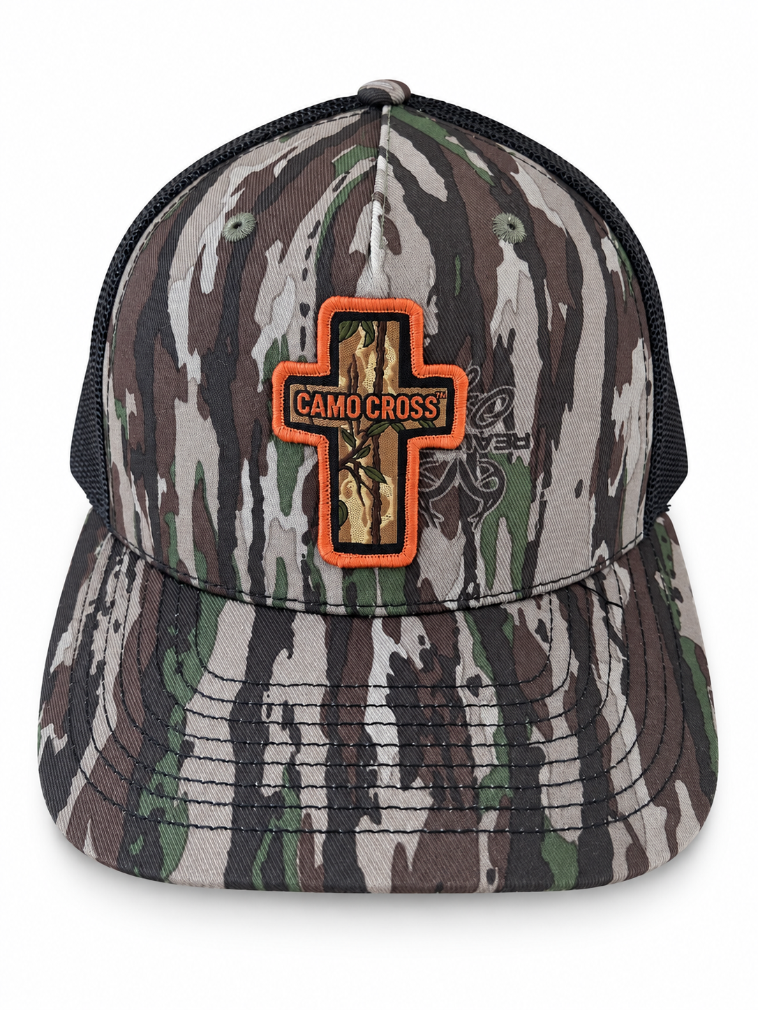 Camo Cross Camo Trucker Hat