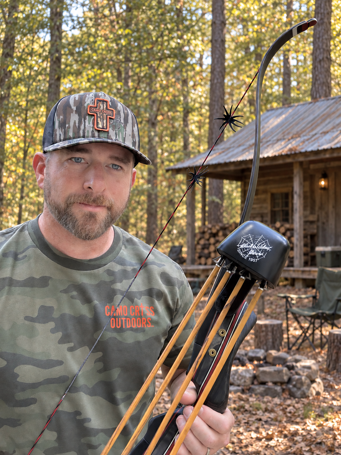 Camo Cross Camo Trucker Hat