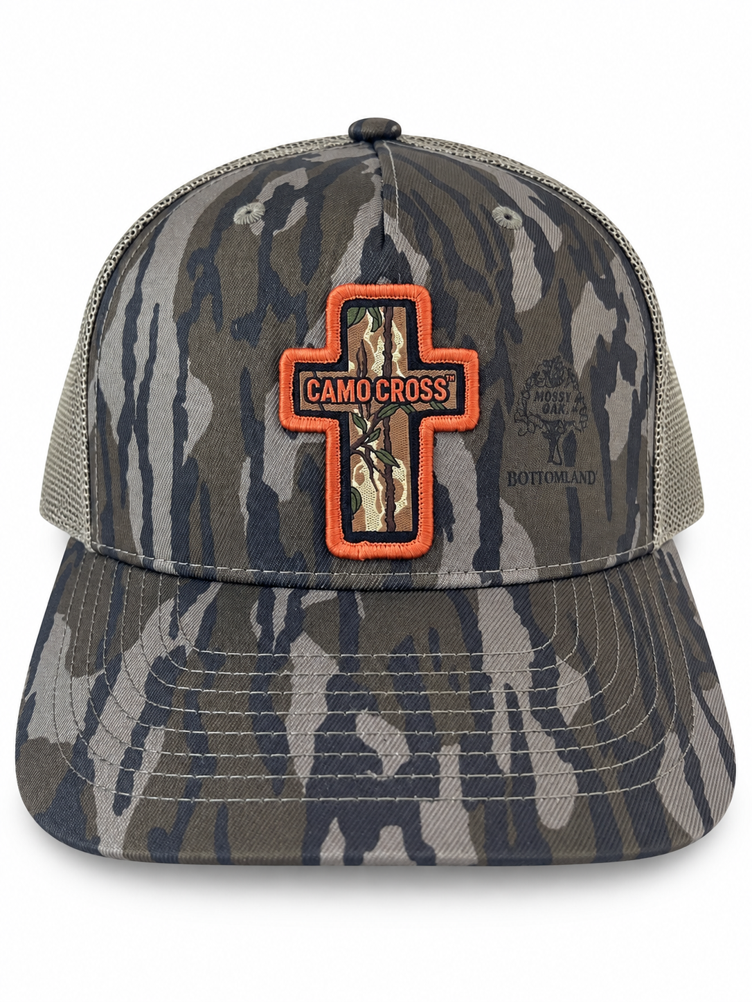 Camo Cross Outdoors Richardson Mossy Oak Bottomland Trucker Hat