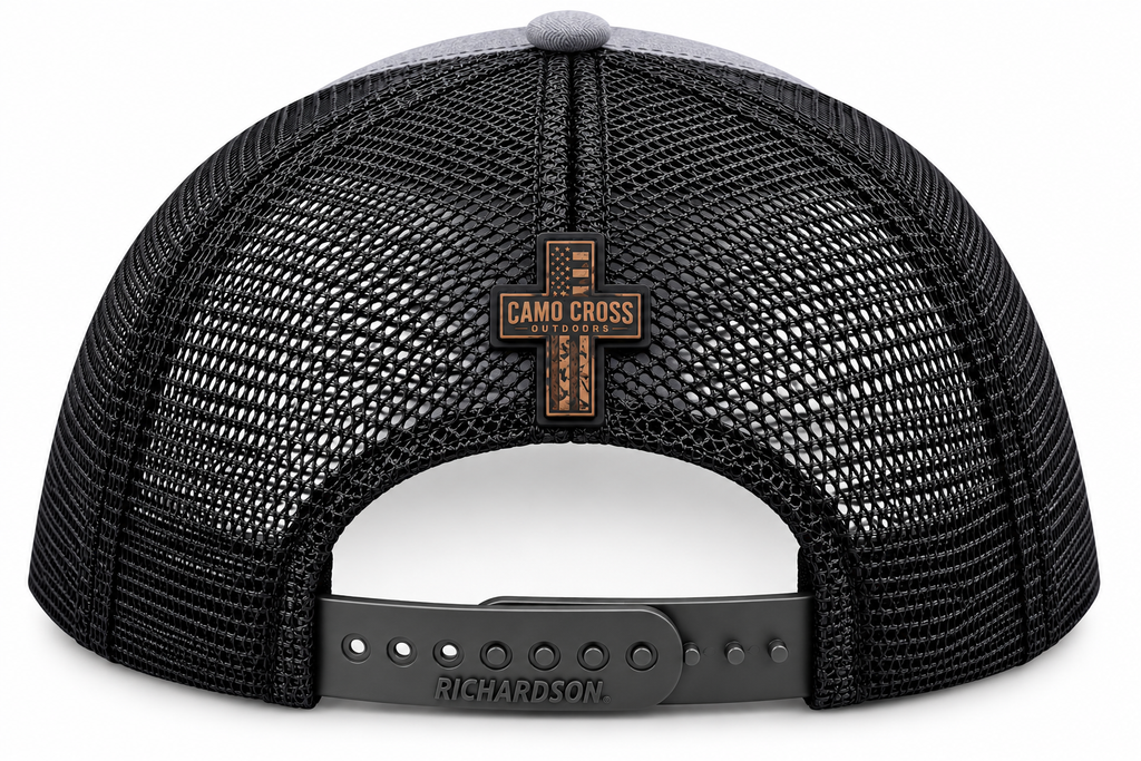 Mallard Duck Leather Patch Trucker Hat