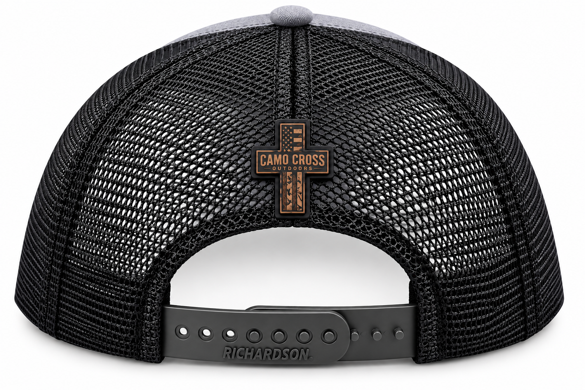 Mallard Duck Leather Patch Trucker Hat