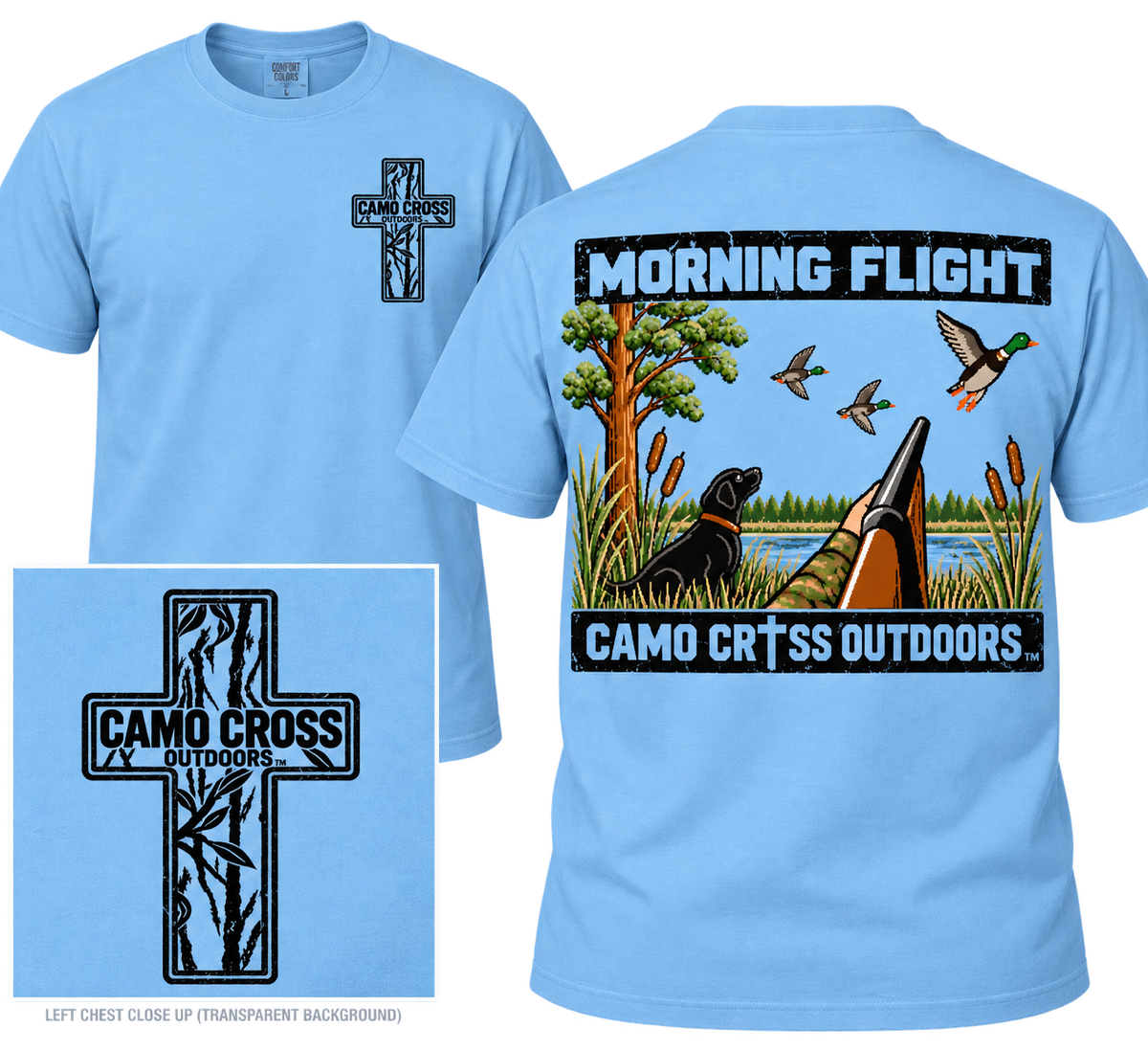 Morning Flight – Retro Duck Hunt Tee