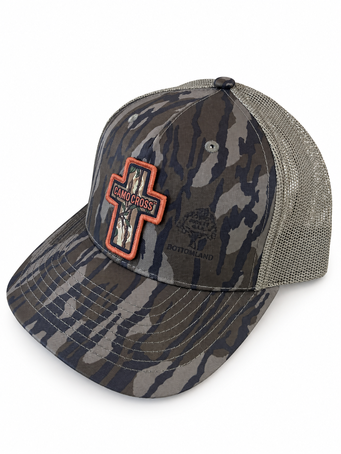 Camo Cross Outdoors Richardson Mossy Oak Bottomland Trucker Hat