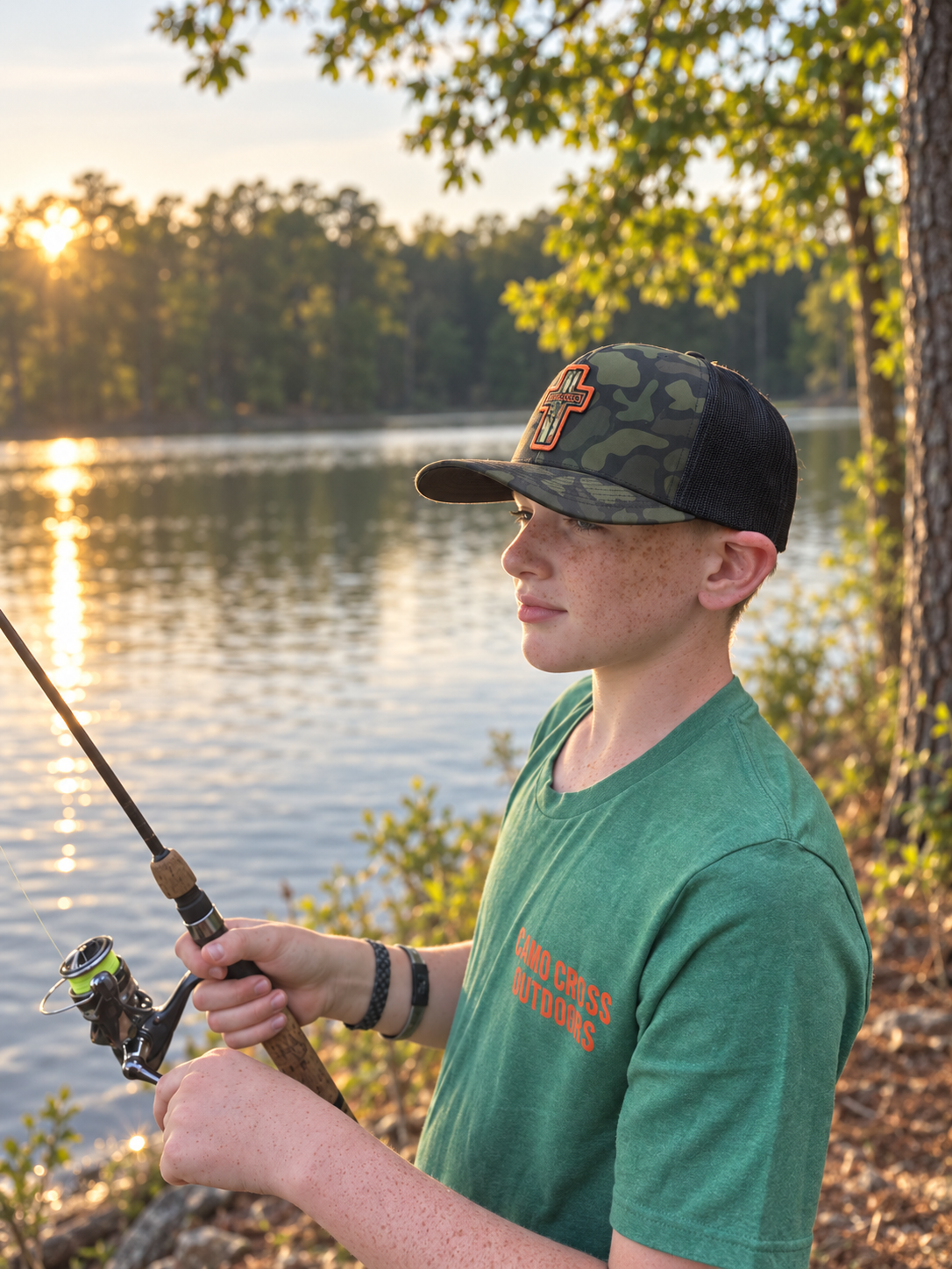Camo Cross Pacific Camo Trucker Hat