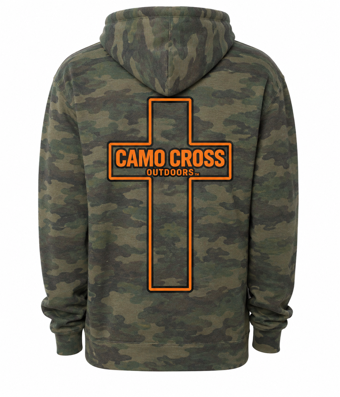 Camo Cross Outdoors Zip-Up Camo Hoodie