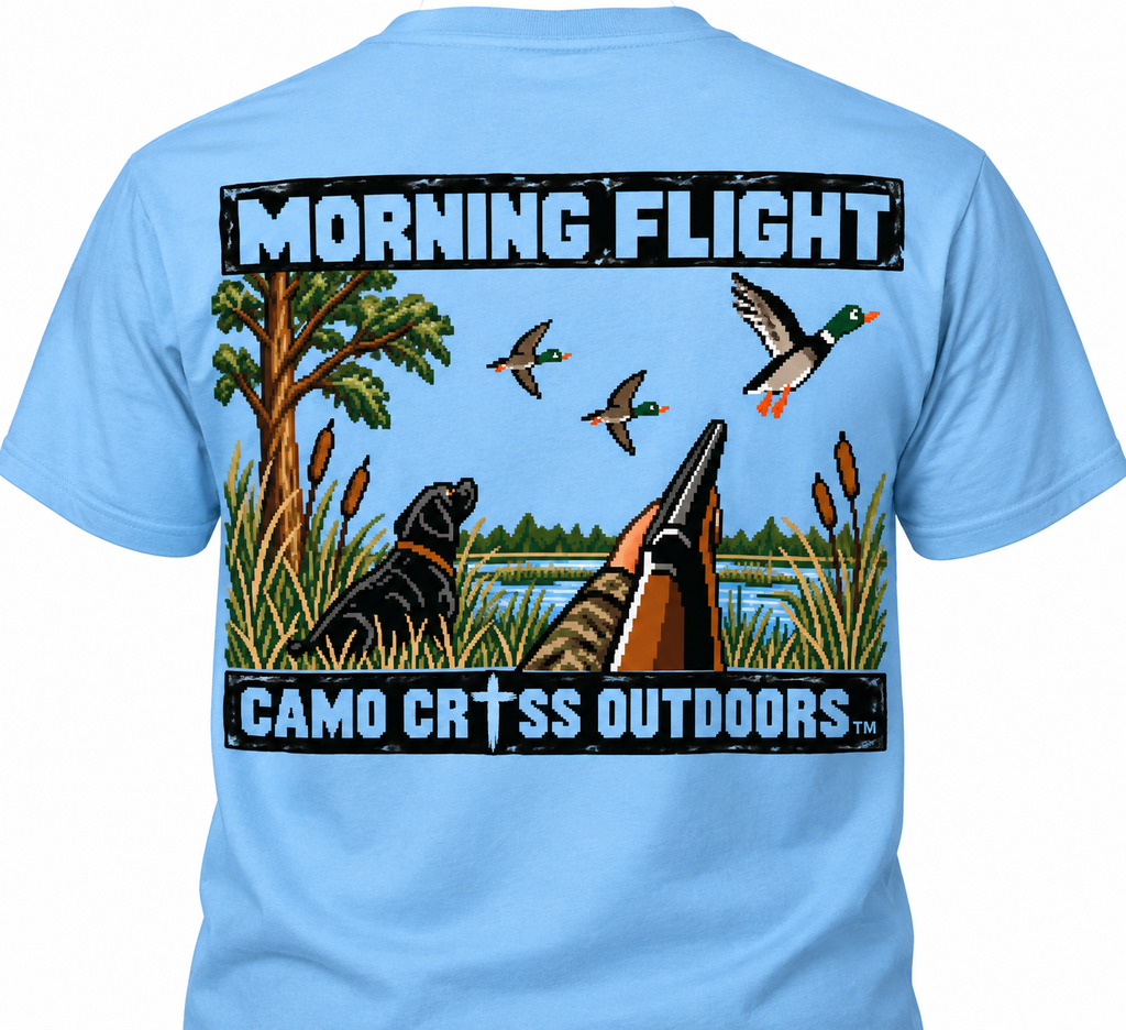Morning Flight – Retro Duck Hunt Tee