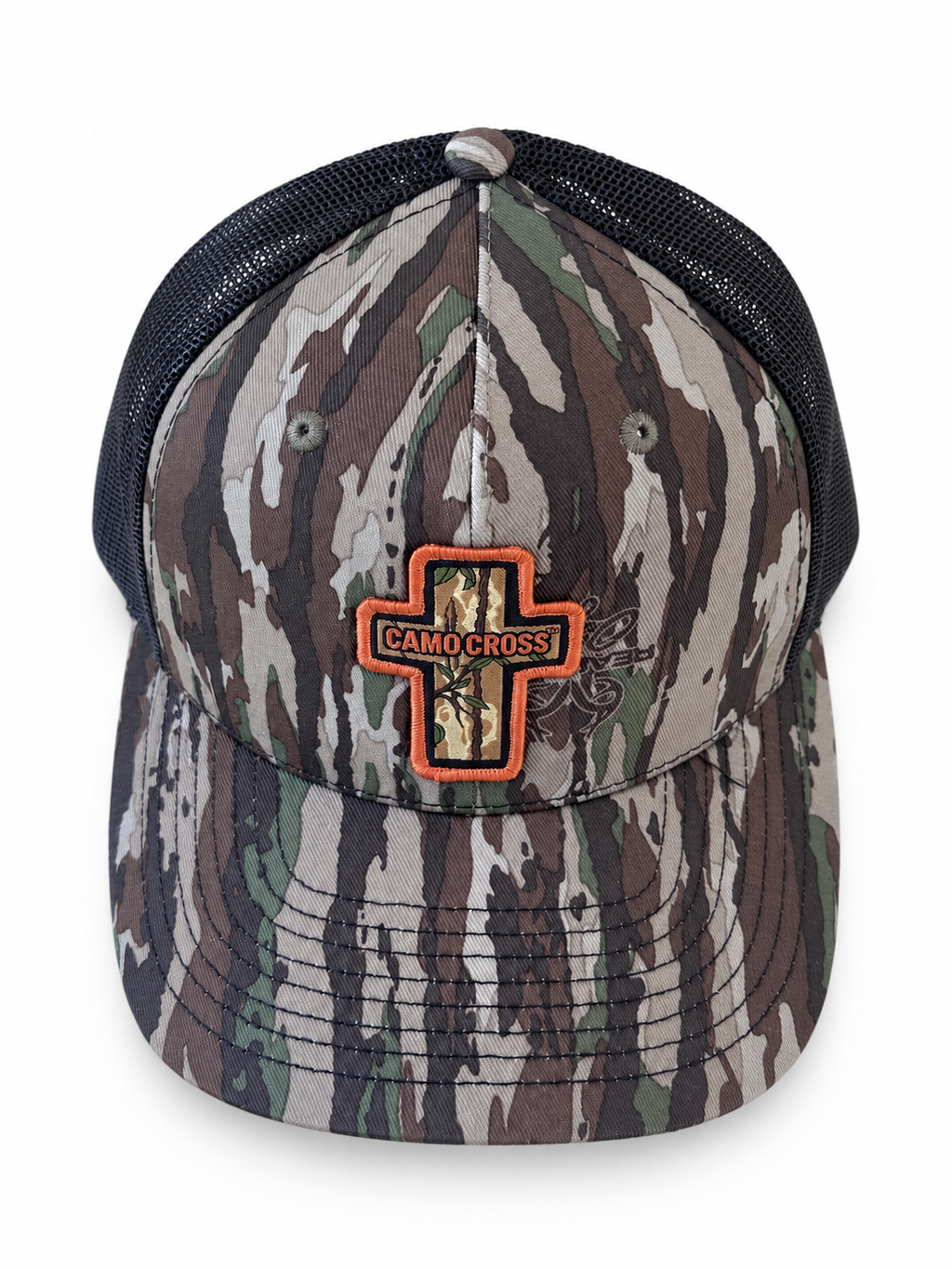 Camo Cross Camo Trucker Hat