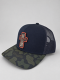 Camo Cross Pacific Camo/Black Trucker Hat