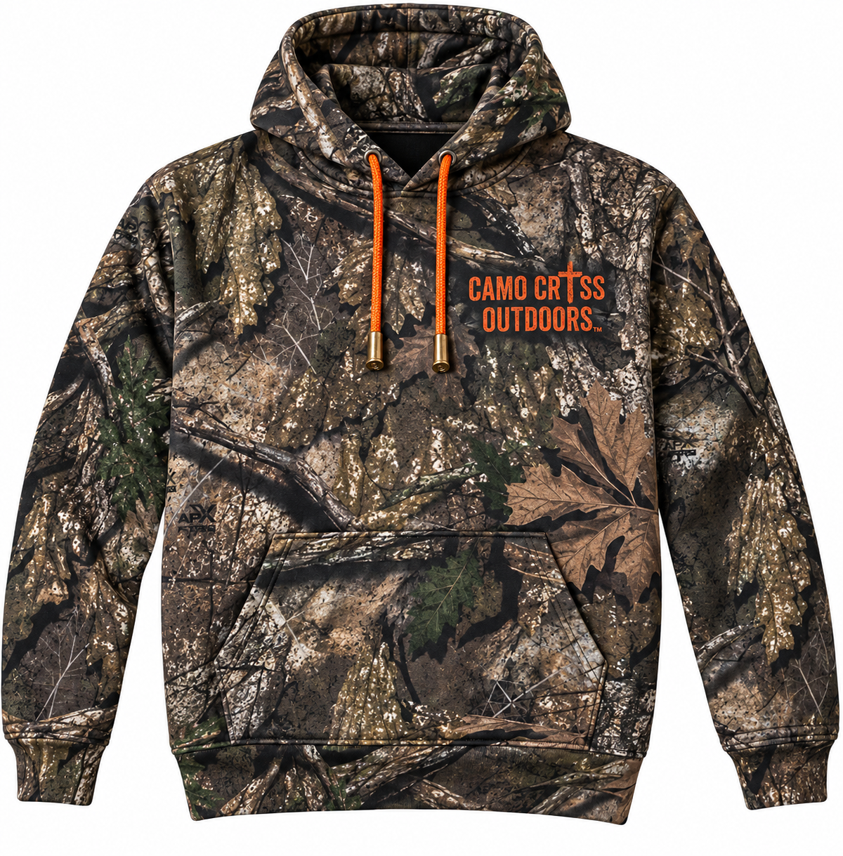 Camo Cross Outdoors Hunters Hoodie