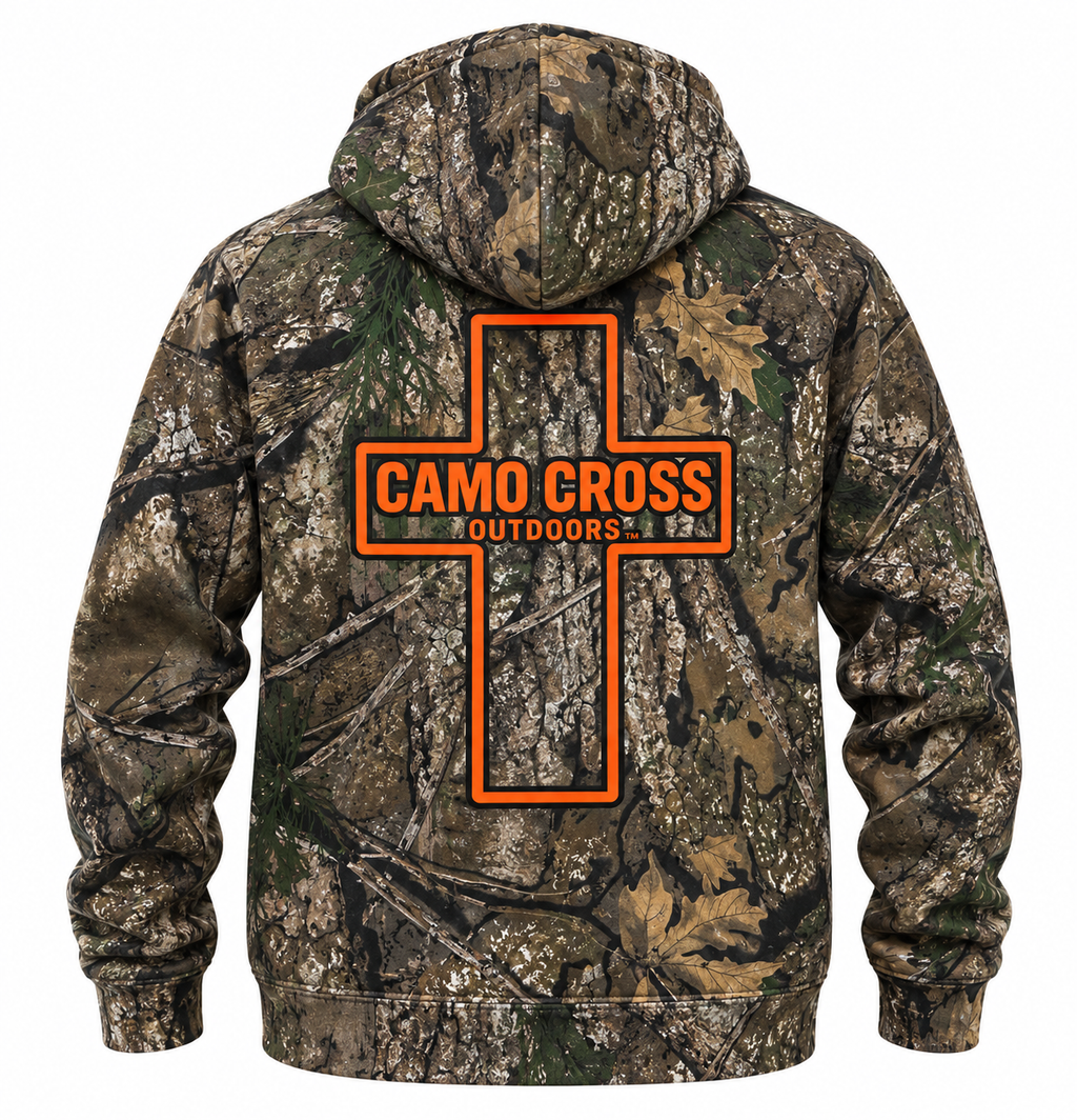 Camo Cross Outdoors Hunters Hoodie